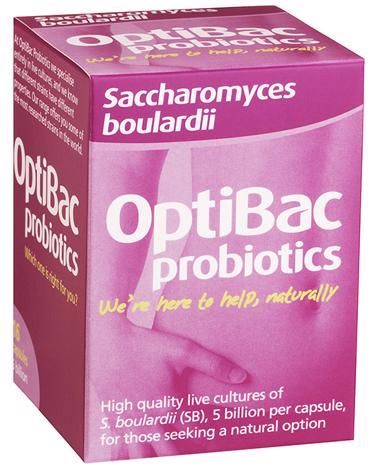 Optibac Probiotic Saccharomyces Boulardii 16 Capsules