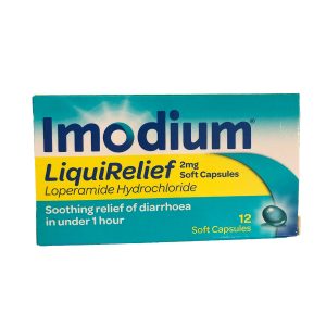 Imodium LiquiRelief 2mg Capsules 12 Pack