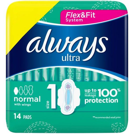 Always Ultra Normal Plus Pads 14 Pack
