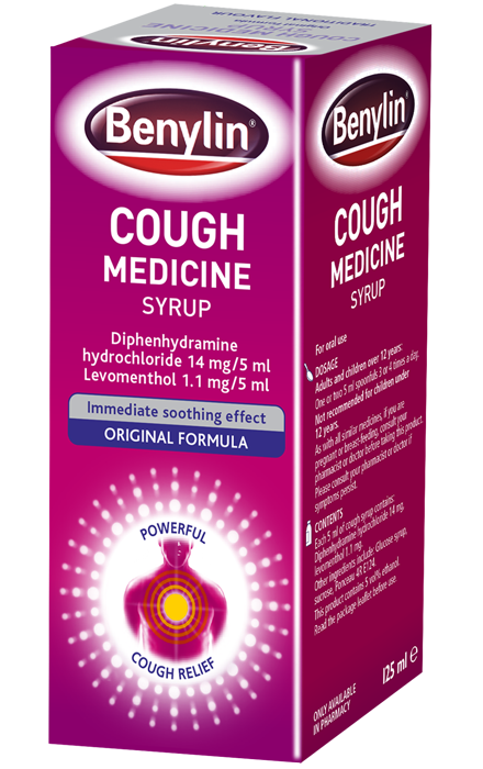 Benylin Original Cough Syrup 125ml