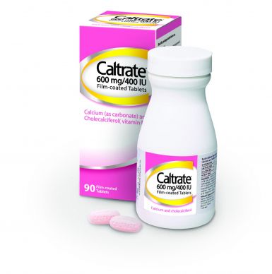 Caltrate 600/400IU Tablets 90 Pack