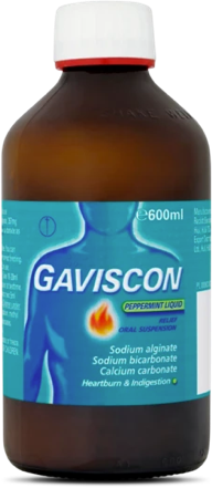 Gaviscon Liquid Peppermint Flavour 600ml