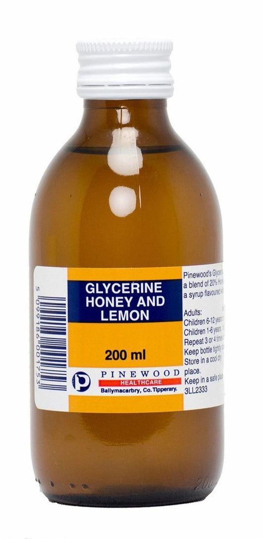 Glycerine Honey And Lemon Cough Syrup 200ml