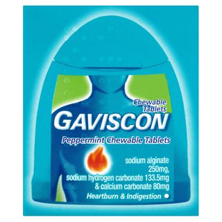 Gaviscon Chewable Tablets Peppermint Flavour 16 Pack