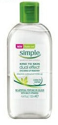 Simple Kind To Skin Dual Effect Eye Make-Up Remover 125ml