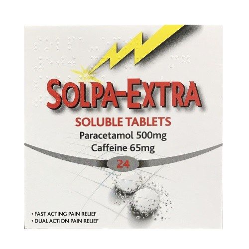 Solpa Extra Soluble Effervescent Tablets 24 Pack