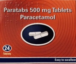 Paratabs 500mg paracetamol Tablets 24 Pack