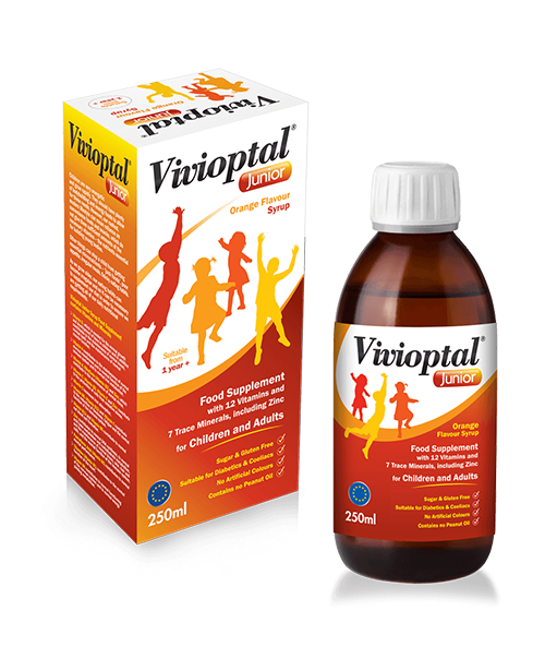 Vivioptal Junior Orange Flavour Syrup 250ml