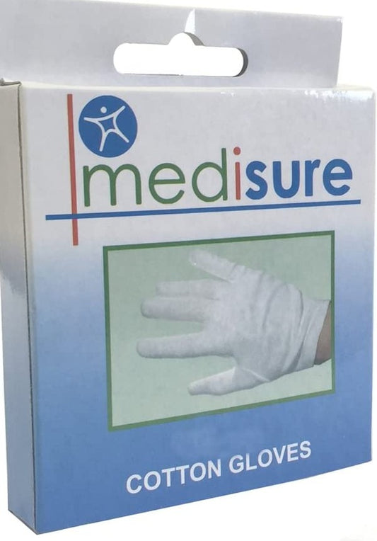 Medisure White Cotton Gloves 1 Pair