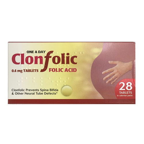 Clonfolic 0.4mg Tablets