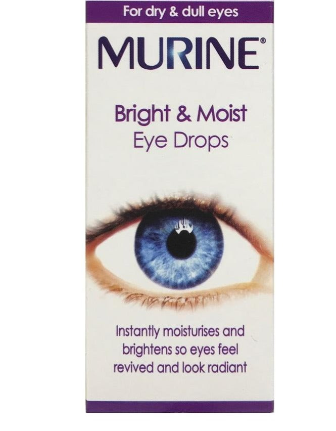Murine Bright & Moist eyes Eye Drops 15ml