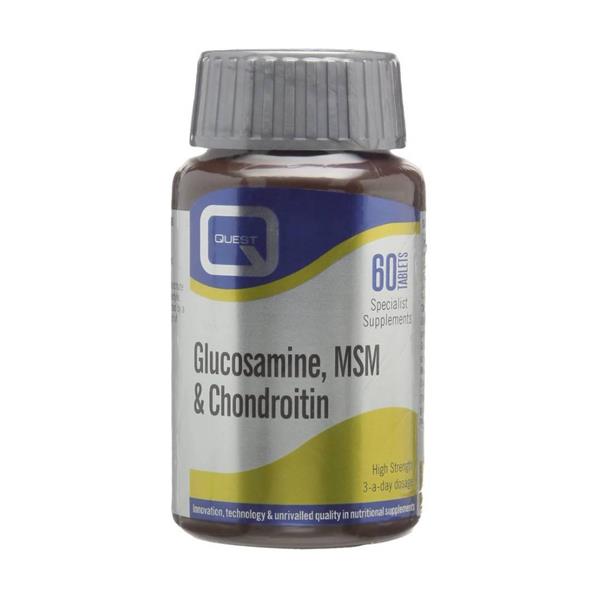 Quest Glucosamine, MSM & Chondroitin Tablets 60 Pack