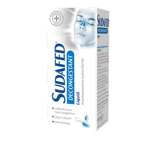 Sudafed Decongestant Syrup 100ml