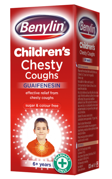 Benylin Children's Chesty Cough Syrup Non Drowsy 6-12 yrs 125ml