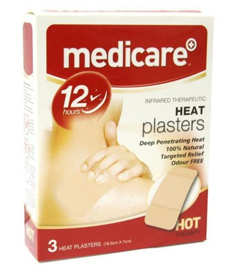 Medicare Heat Plasters 3 Pack