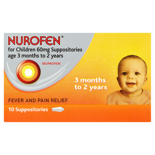 Nurofen Suppositories For Children 3 Month + 12 Pack