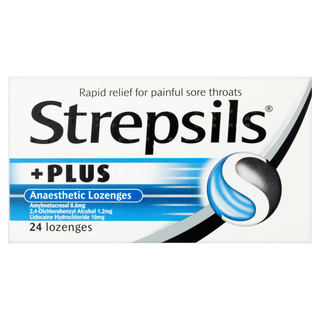 Strepsils Plus Anaesthetic Lozenges 24 Pack