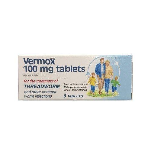 Vermox Tablets 2 Years+ 6 Tablets