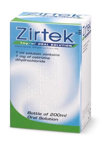 Zirtek Allergy Oral Solution 200ml